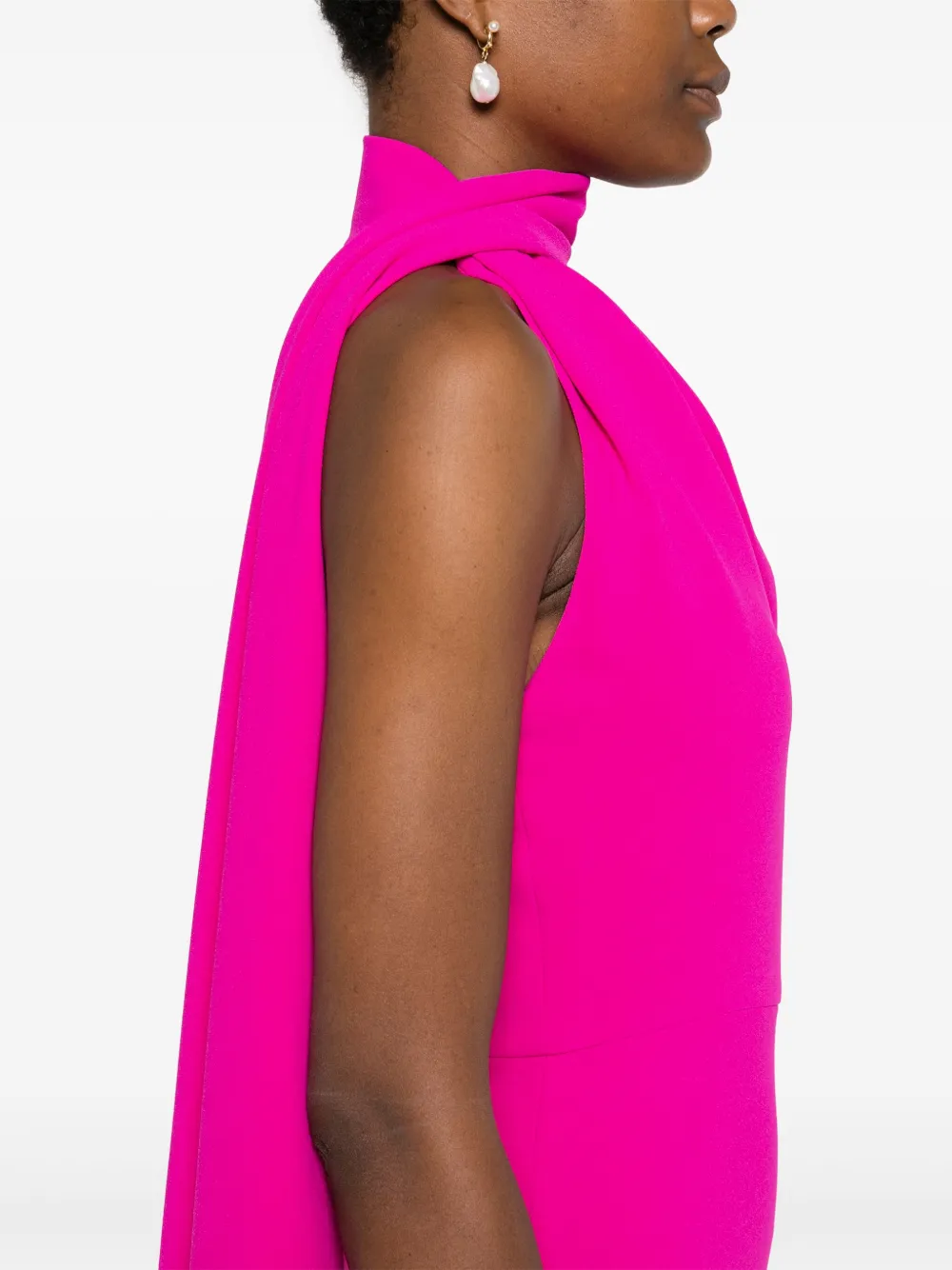 Solace London Samira midi-jurk Roze