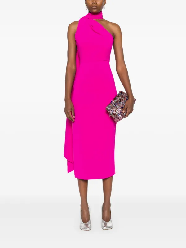 ワンピース SOLACE LONDON Women Mid Skirts OS43021 PUPIN PINK Solace London Samira Midi Dress | Pink | FARFETCH