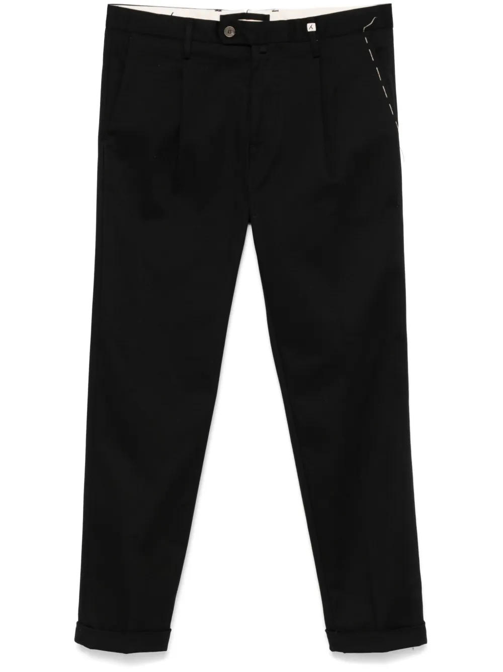 Myths tapered chino trousers | Black | Image 1
