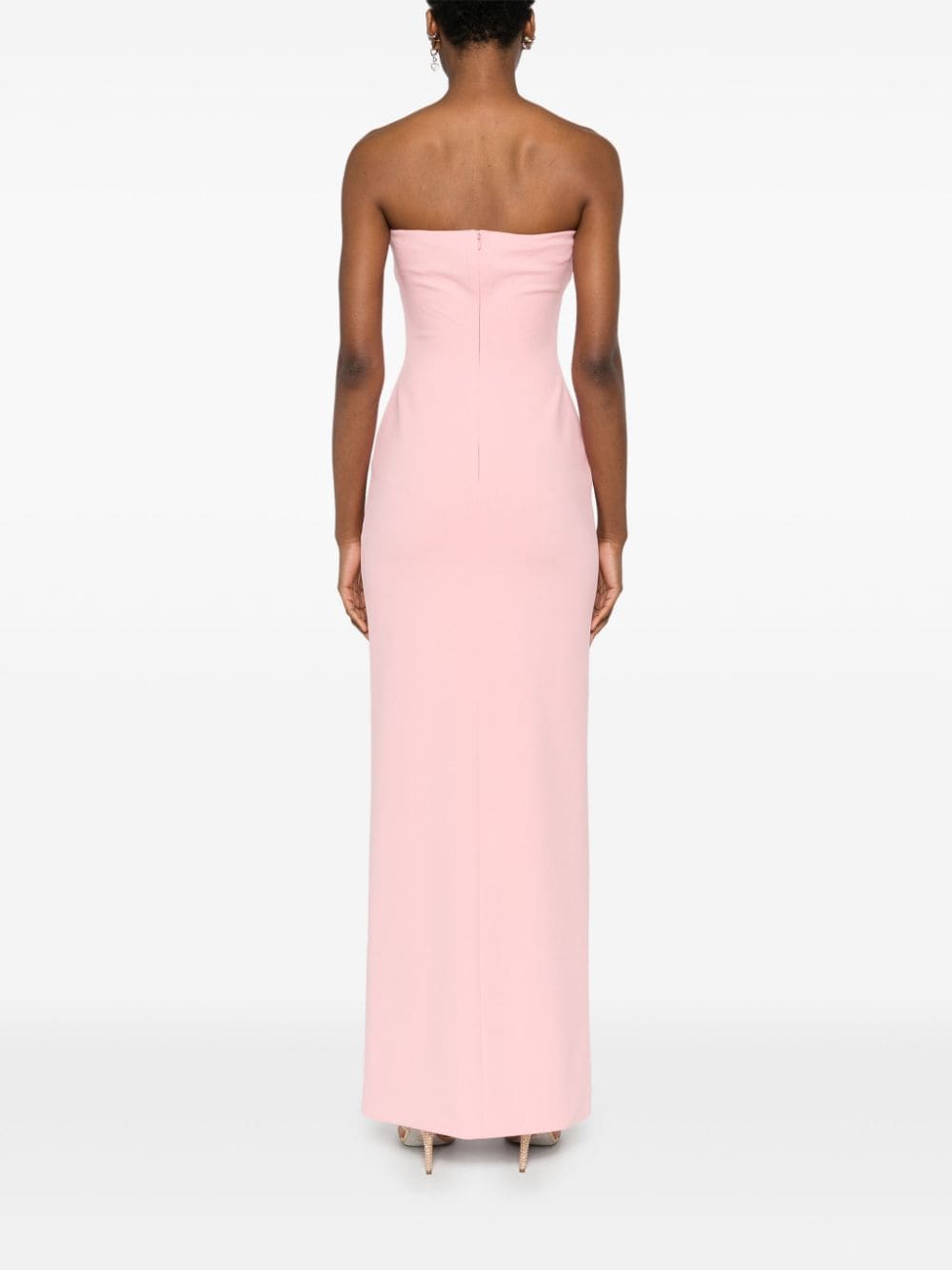 Shop Solace London Bysha Gown In Pink