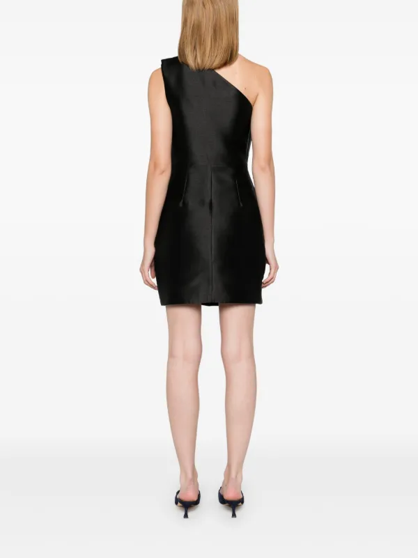 Solace London Nori Mini Dress | Black | FARFETCH