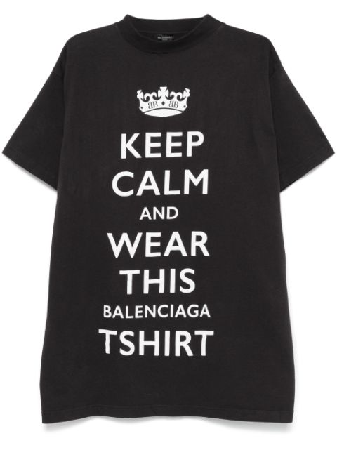 Balenciaga Keep Calm T-shirt Women