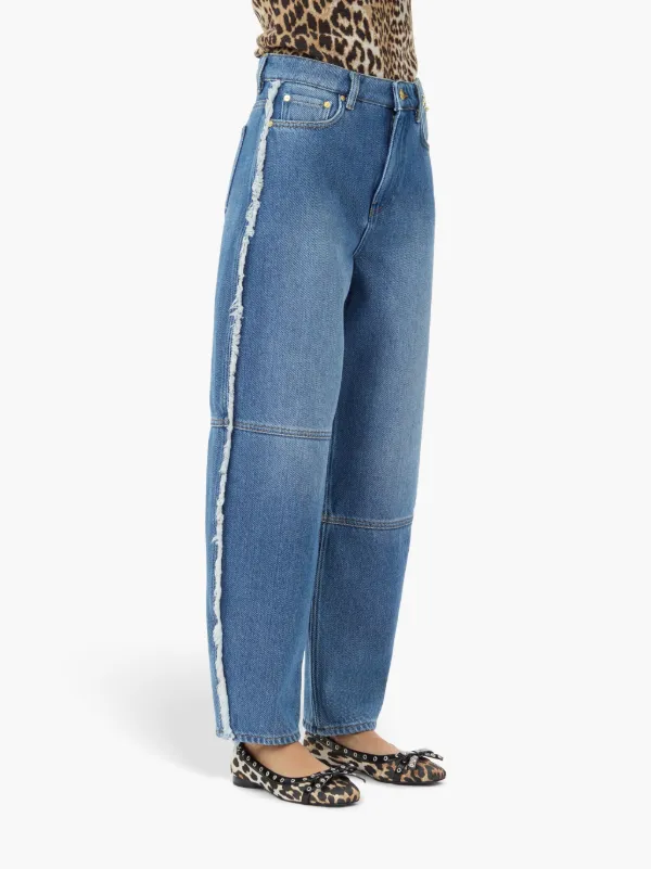 【GANNI】ブルーゴッディジーンズ GANNI ボーイフレンド ジーンズ | ブルー | FARFETCH JP