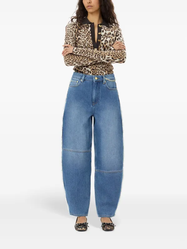 【関税込み】GANNI ブルー Stary ジーンズ GANNI: Blue Stary Jeans | SSENSE