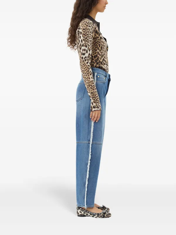 【GANNI】 ブルー Stary リラックスフィット ジーンズ GANNI Heavy Stary Jeans | Blue | FARFETCH