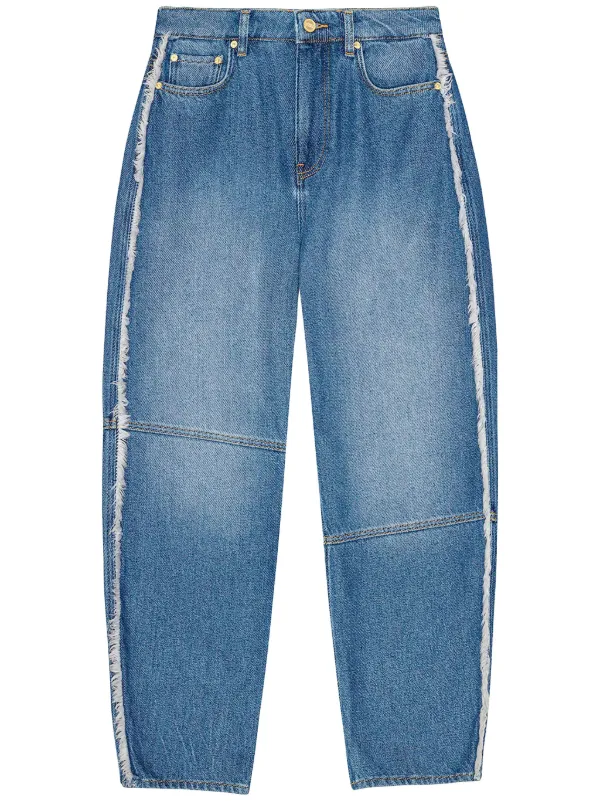デニム・ジーパン GANNI BLUE STARY JEANS Light Blue Vintage Light Blue Stary Jeans | GANNI US