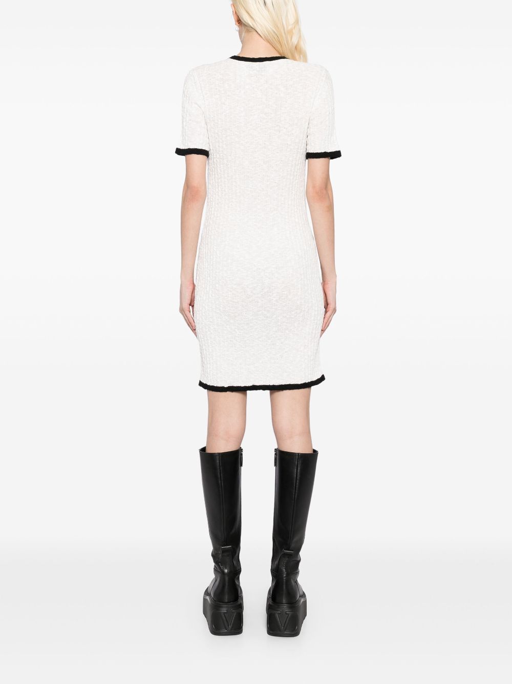 CHANEL 2000 CC-logo mark knit dress Women