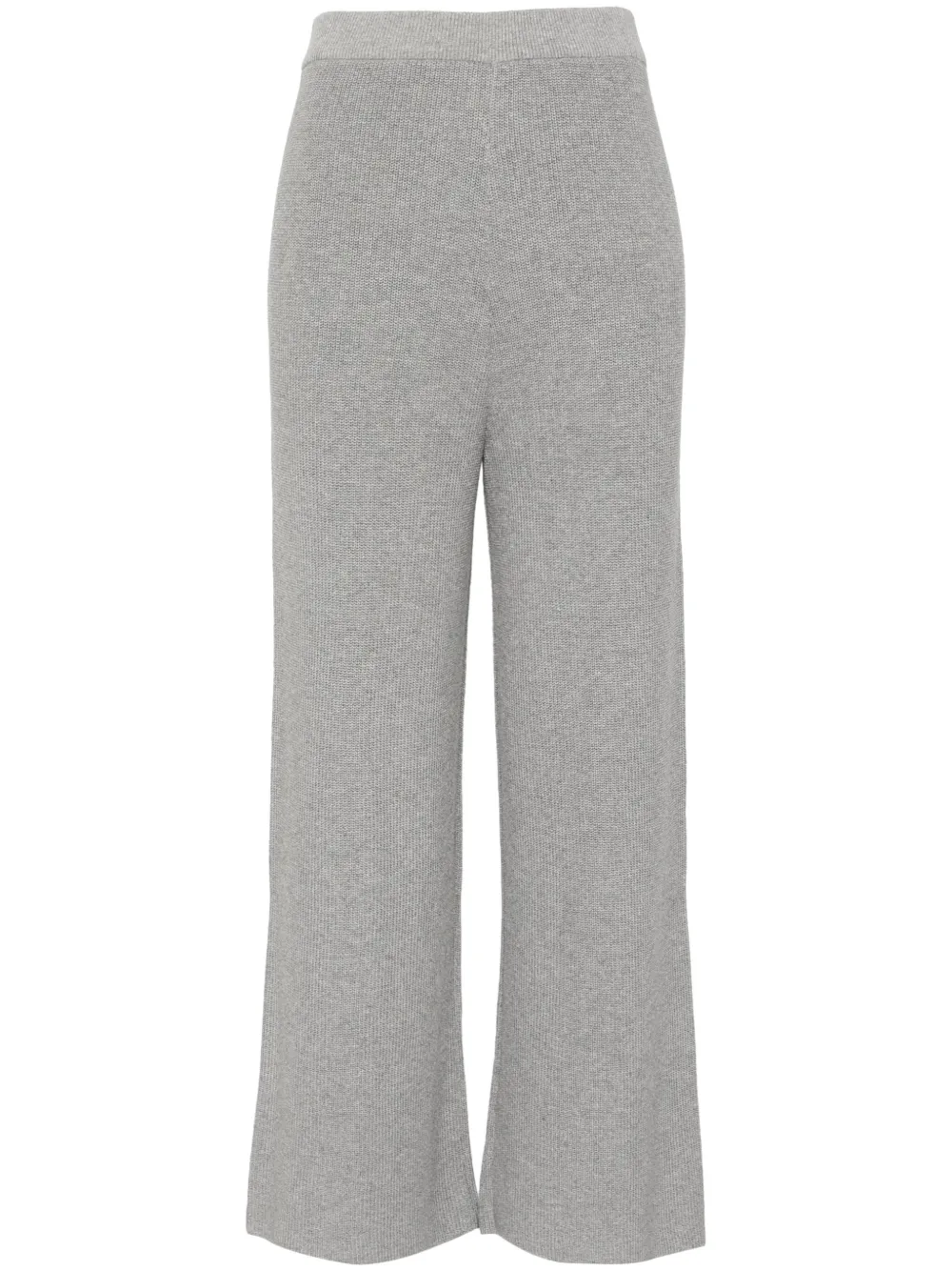 Izaak Azanei Cropped Trousers In Grey