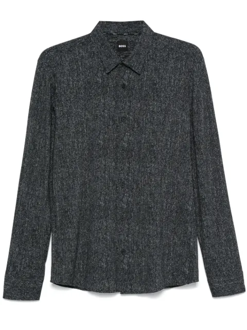 BOSS herringbone shirt