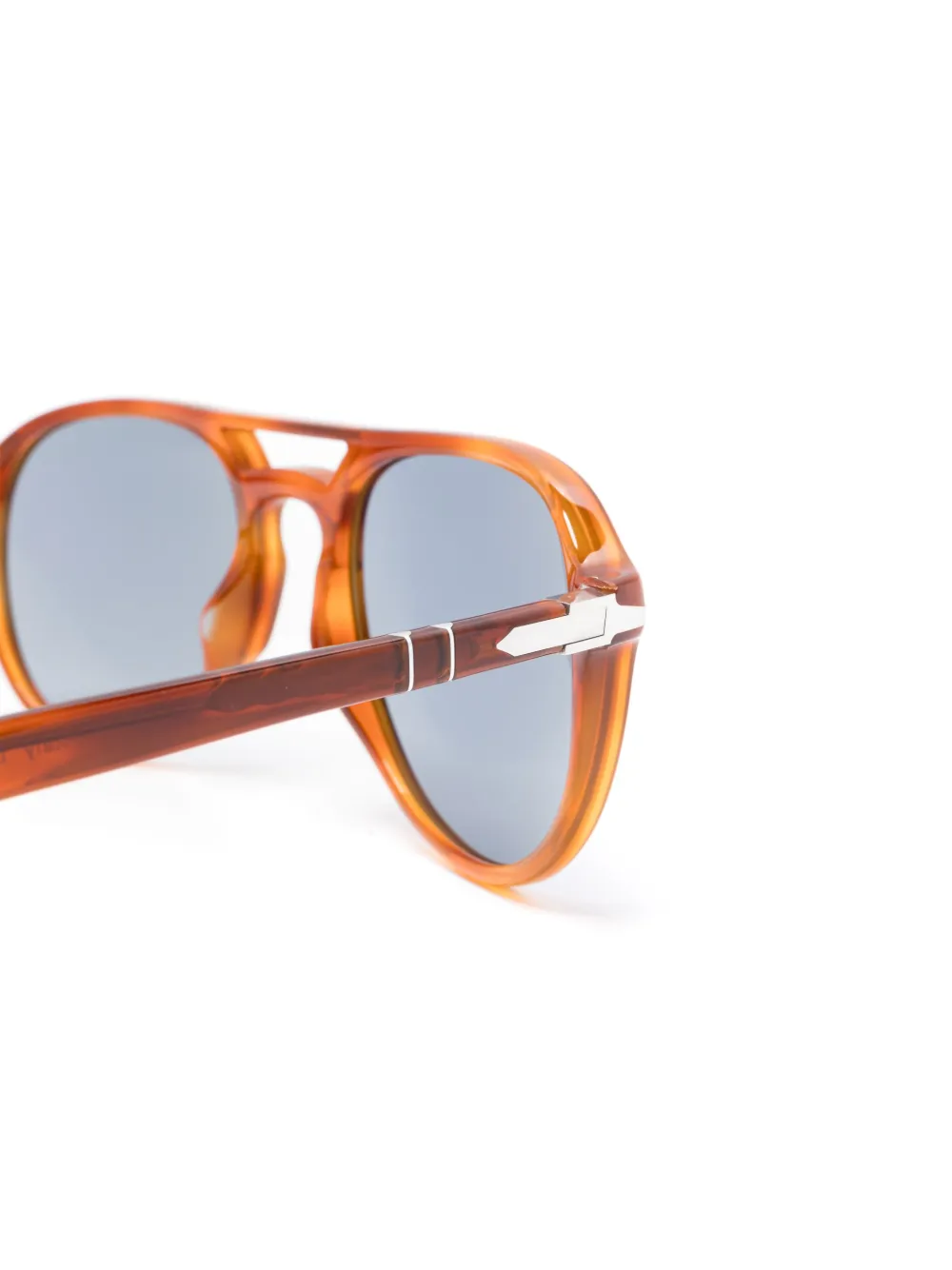 Persol Zonnebril met piloten montuur Bruin