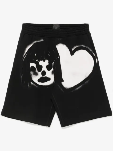 Givenchy shorts con estampado de grafiti