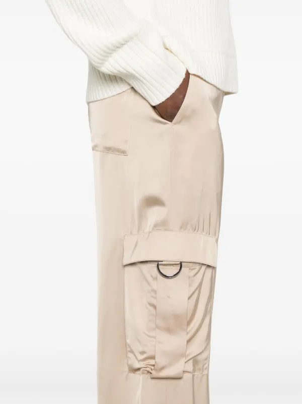 Karl Lagerfeld サテン カーゴパンツ | ニュートラル | FARFETCH JP 