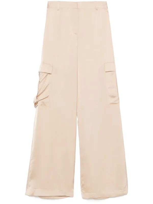 Karl Lagerfeld サテン カーゴパンツ | ニュートラル | FARFETCH JP 
