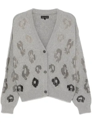 Comme Des Garçons カットアウト カーディガン | ニュートラル