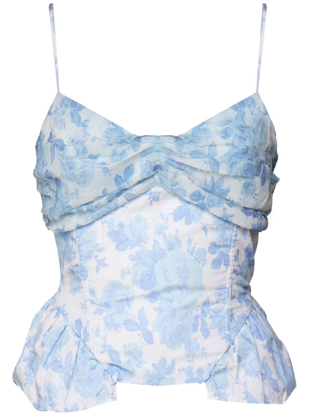 Shop For Love & Lemons Oliver Top In Blue