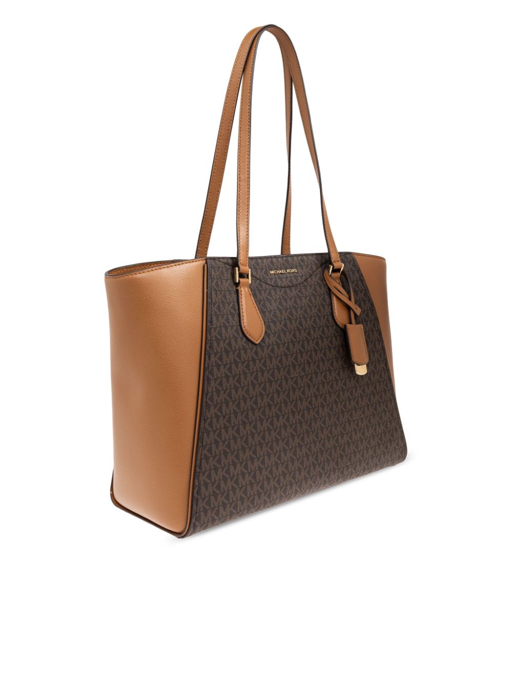 Shop Michael Michael Kors Taryn Tote Bag In Brown