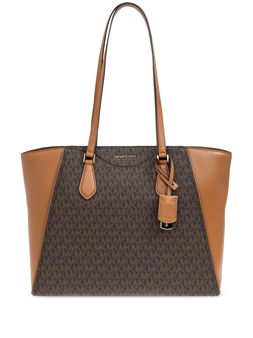 Shop Michael Michael Kors Taryn Tote Bag In Brown