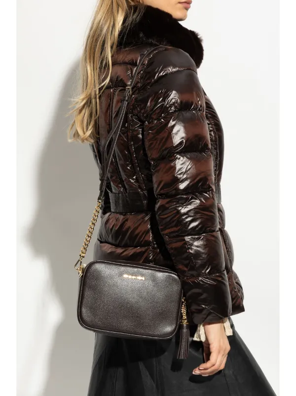 Michael Michael Kors Ginny Crossbody Bag Brown FARFETCH UK