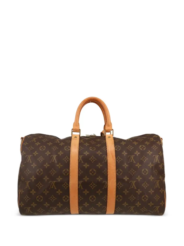 Louis Vuitton Pre Owned 1994 Keepall 45 Duffle Bag Brown FARFETCH AO