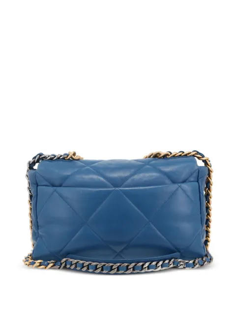 CHANEL Pre-Owned 2021 large Chanel 19 shoulder bag 411816 - 1