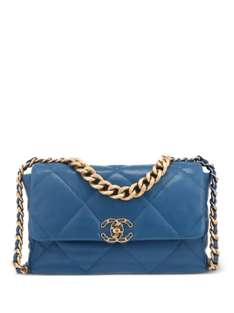 HOT SALE CHANEL 2021 large Chanel 19 shoulder bag Women