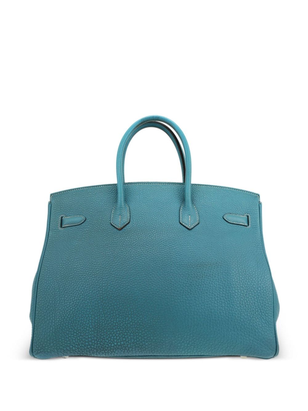 Pre-owned Hermes 2010 Birkin 35 Handbag In Blue