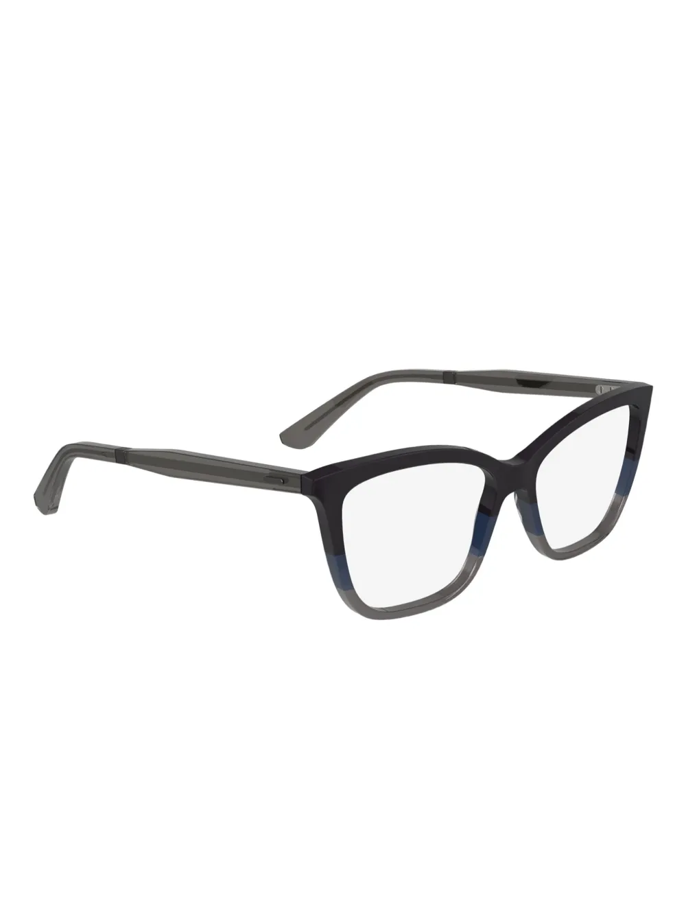 Calvin Klein Bril met cat-eye acetaat montuur Zwart