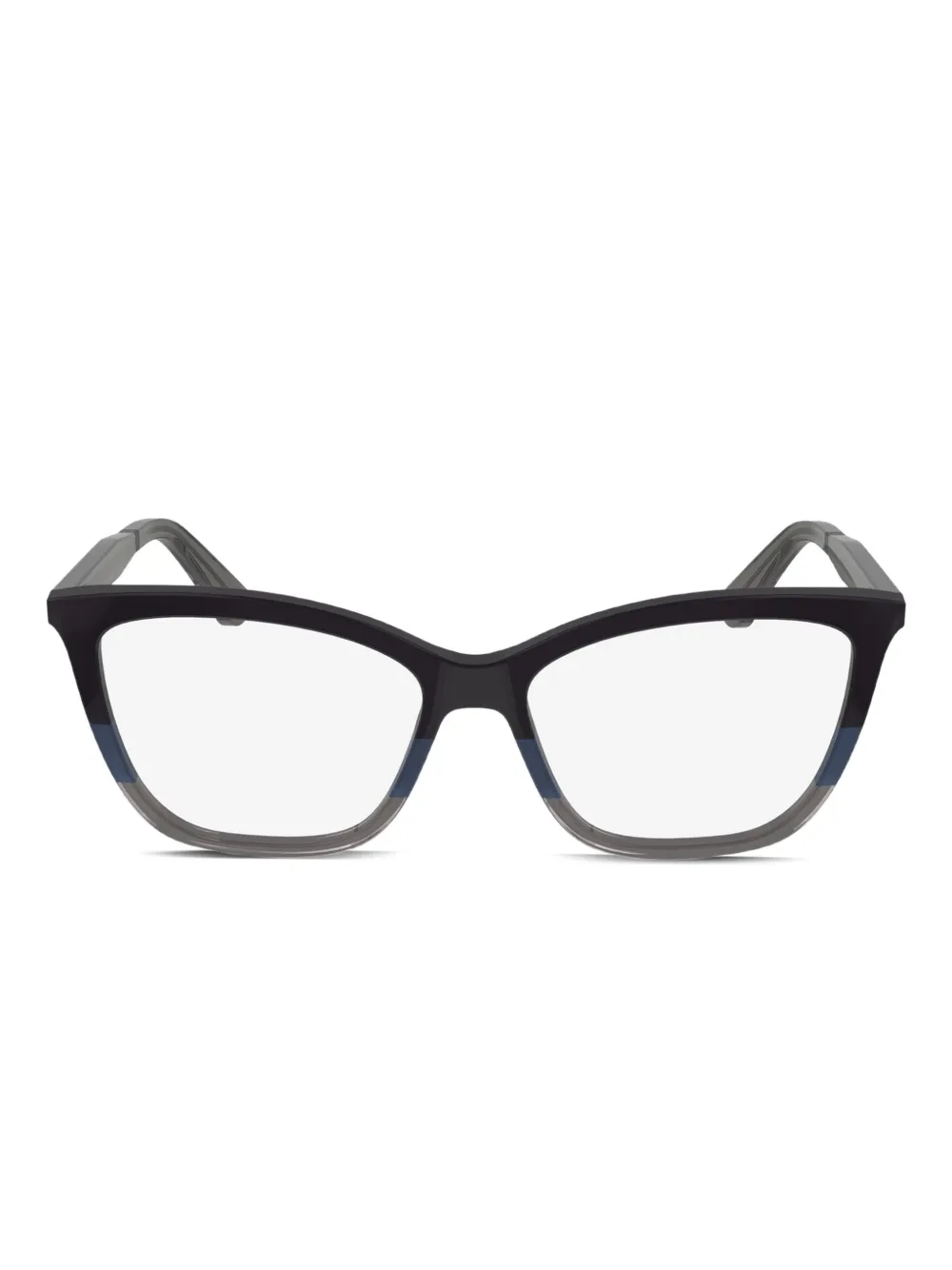 Calvin Klein acetate cat-eye glasses - ブラック Calvin Klein acetate cat-eye glasses - ブラック