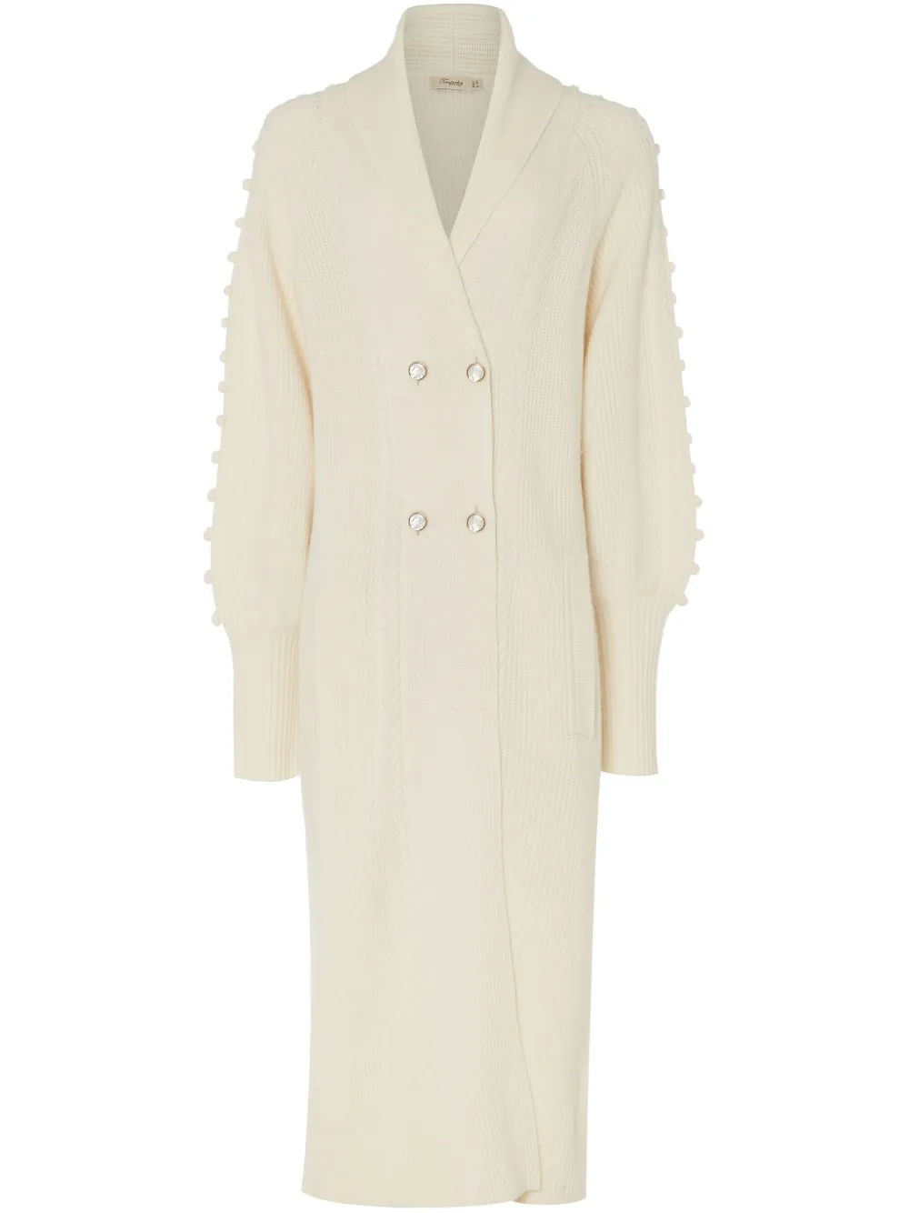 Temperley London Chrissie Cardi-coat In Neutrals