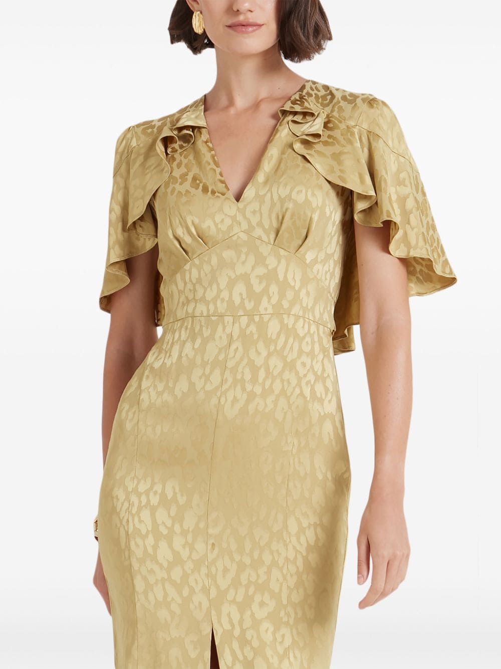 Temperley London Willow midi-jurk - Goud