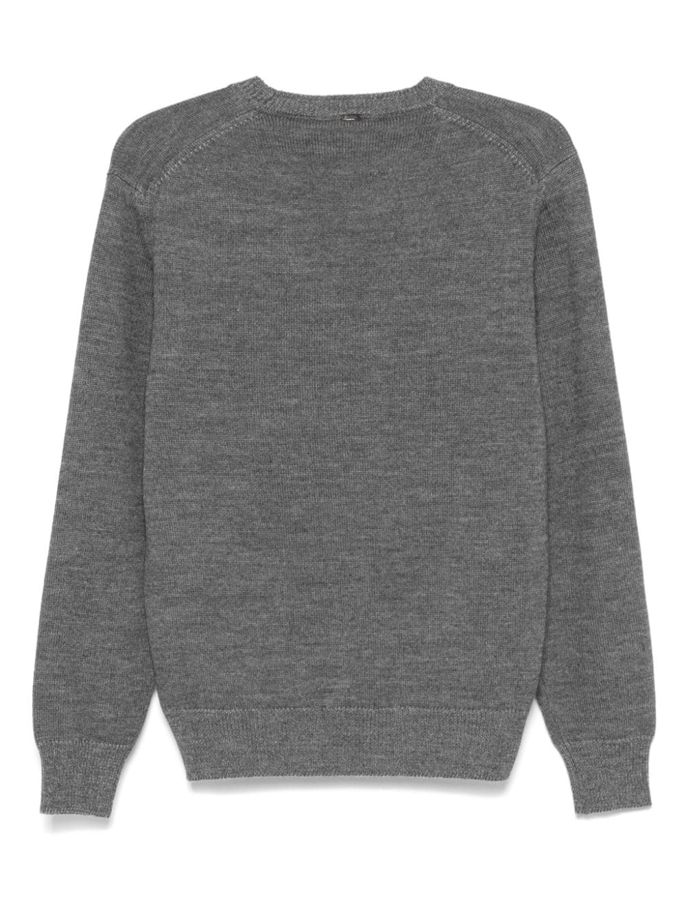 Herno logo-brushed sweater - Grijs