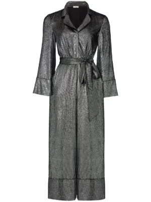 Gucci Embroidered Logo Jumpsuit | Black | FARFETCH