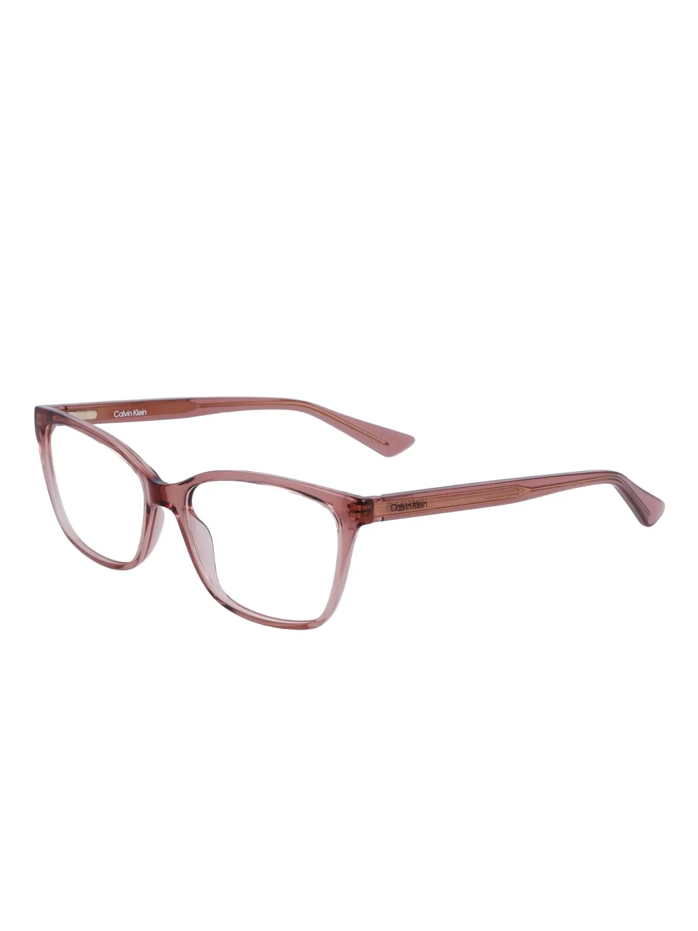 Calvin Klein Bril met rechthoekig montuur Roze
