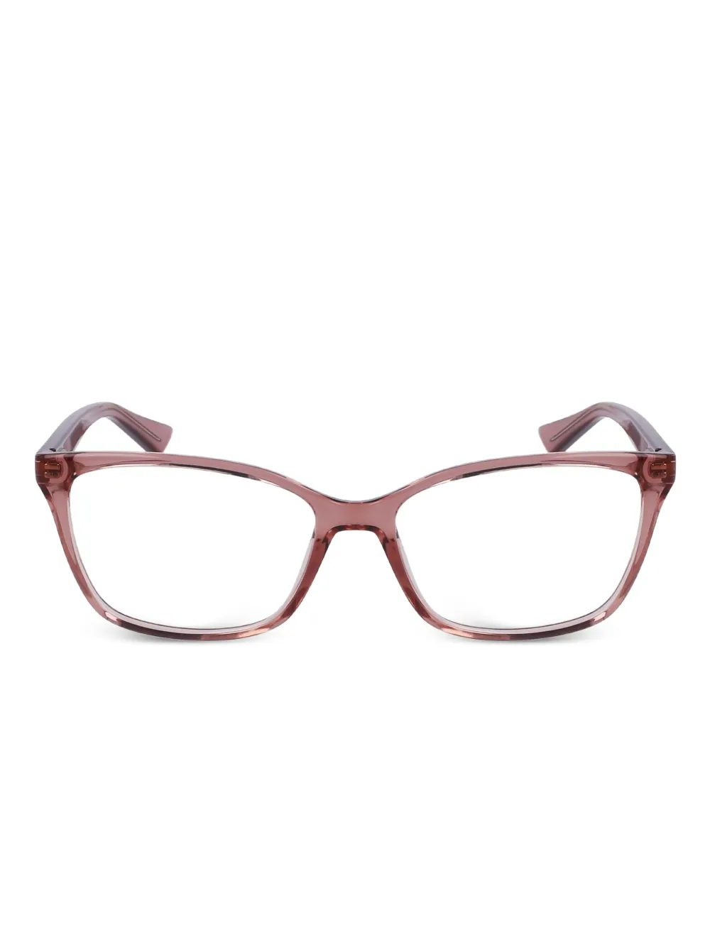 Calvin Klein rectangle-frame glasses | Pink | Image 1