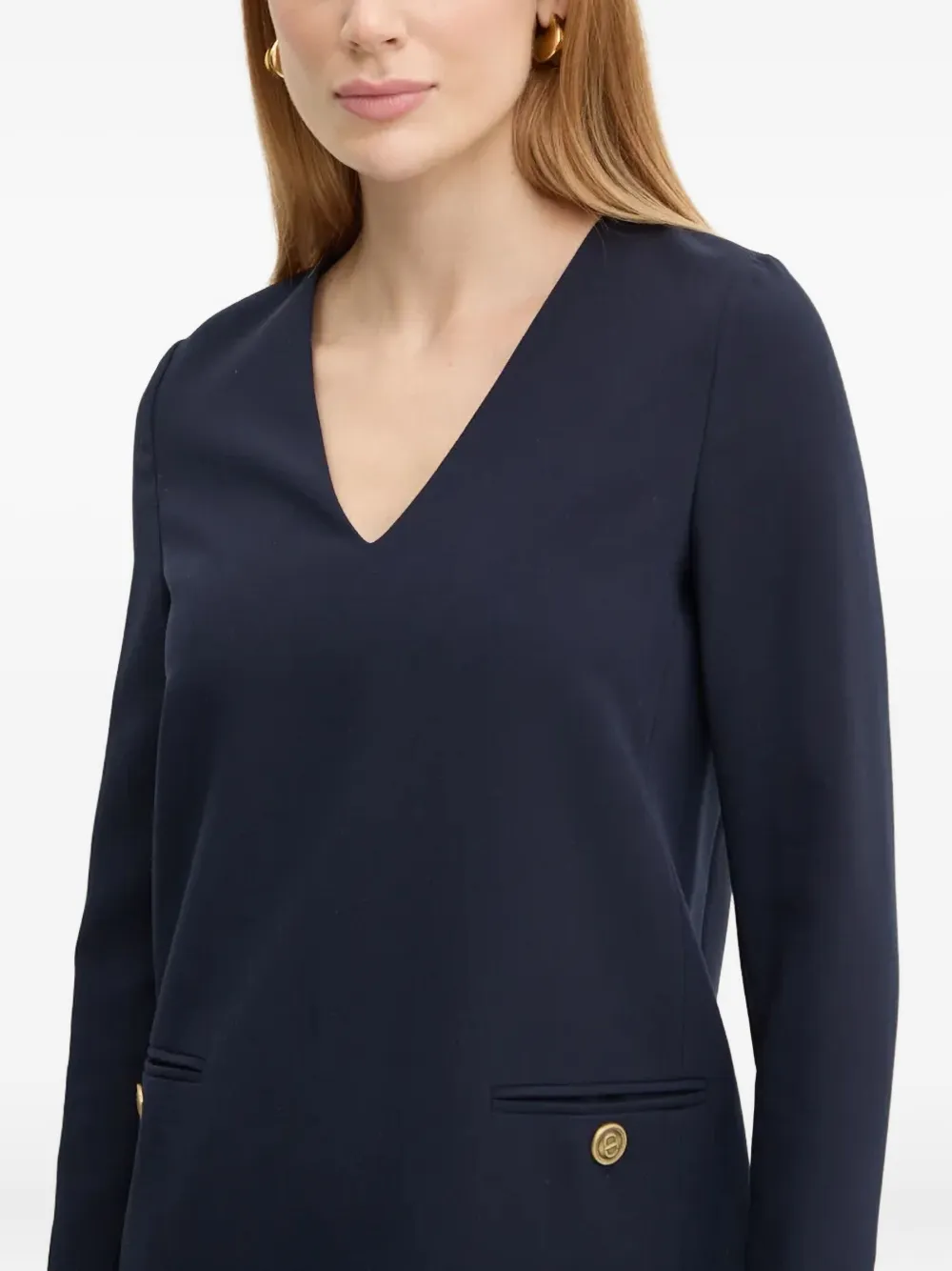 TWINSET Mini-jurk met zakken Blauw