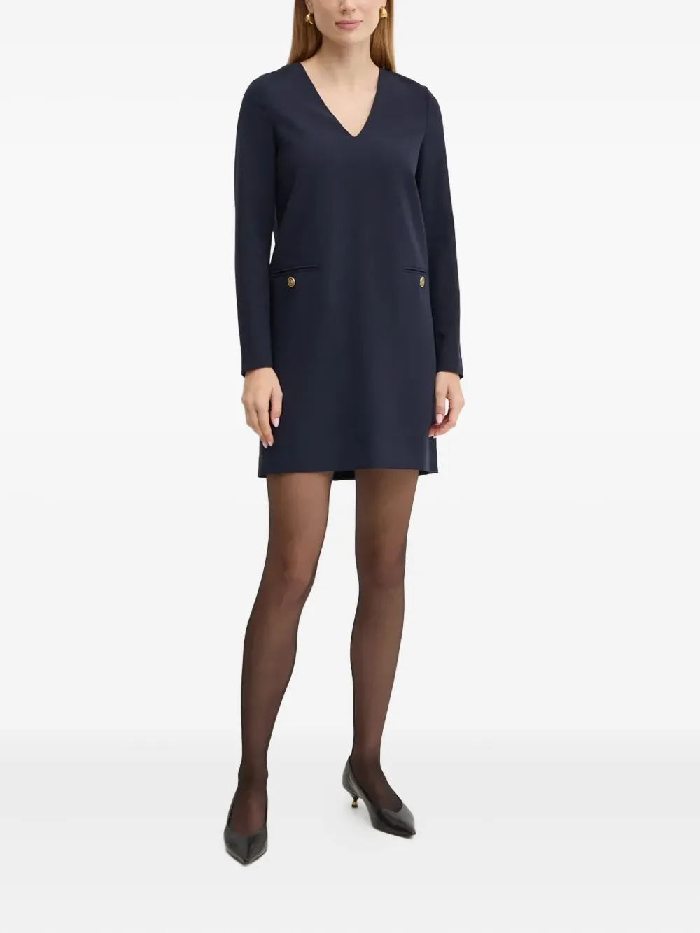 TWINSET Mini-jurk met zakken - Blauw
