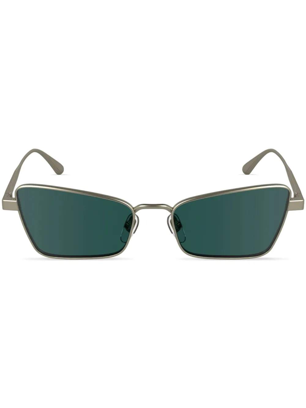 Calvin Klein Occhiali da sole con logo inciso - Oro