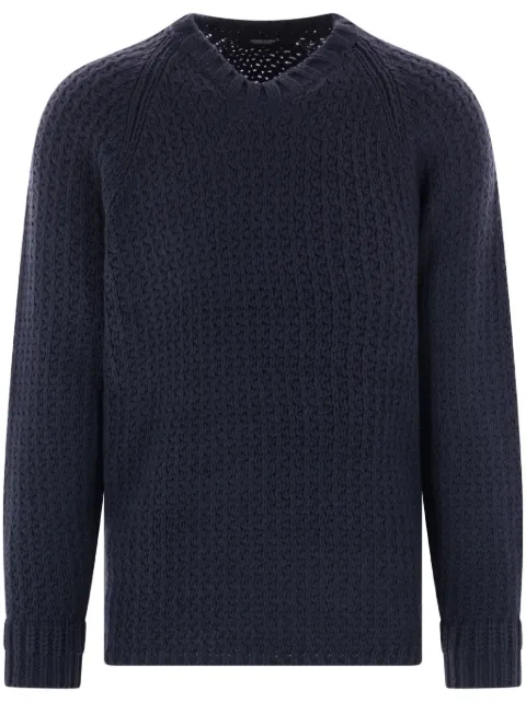 Undercover round-neck long-sleeved sweater 
