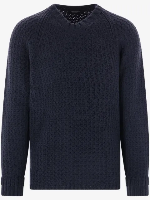 Undercover round-neck long-sleeved sweater 