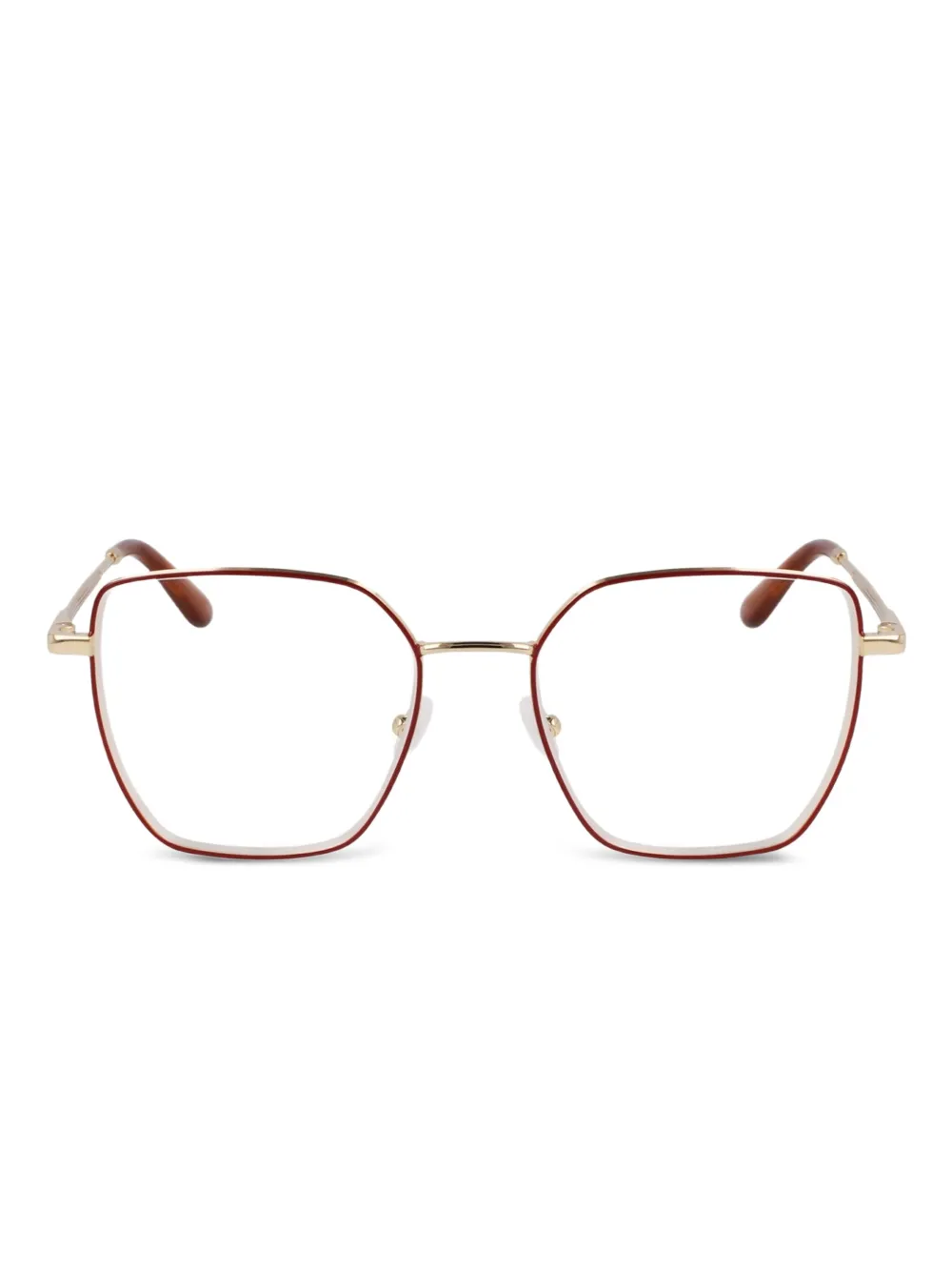 Calvin Klein lentes con armazón redonda | rojo | Image 1