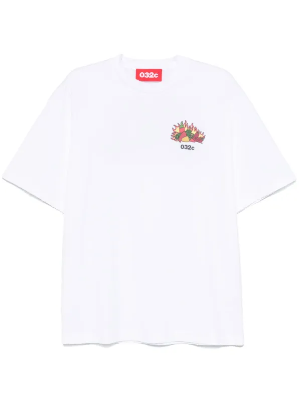 ★032c★ U FRUIT OF 032C T-SHIRT WHITE FRUIT OF 032C TSHIRT FRUIT OF 032C