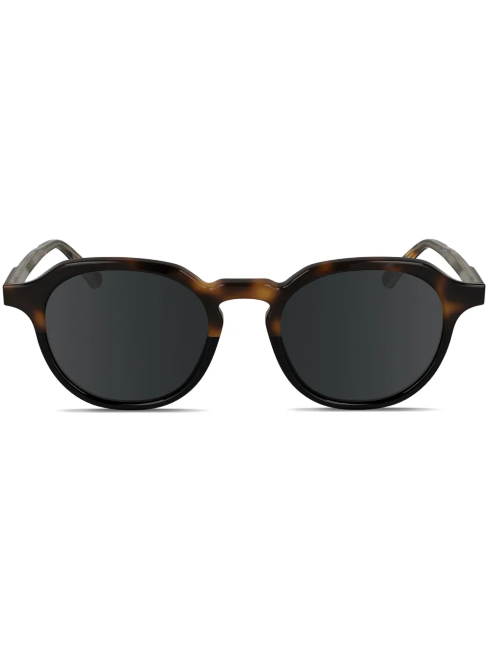 Calvin Klein round-frame sunglasses | Black | Image 1
