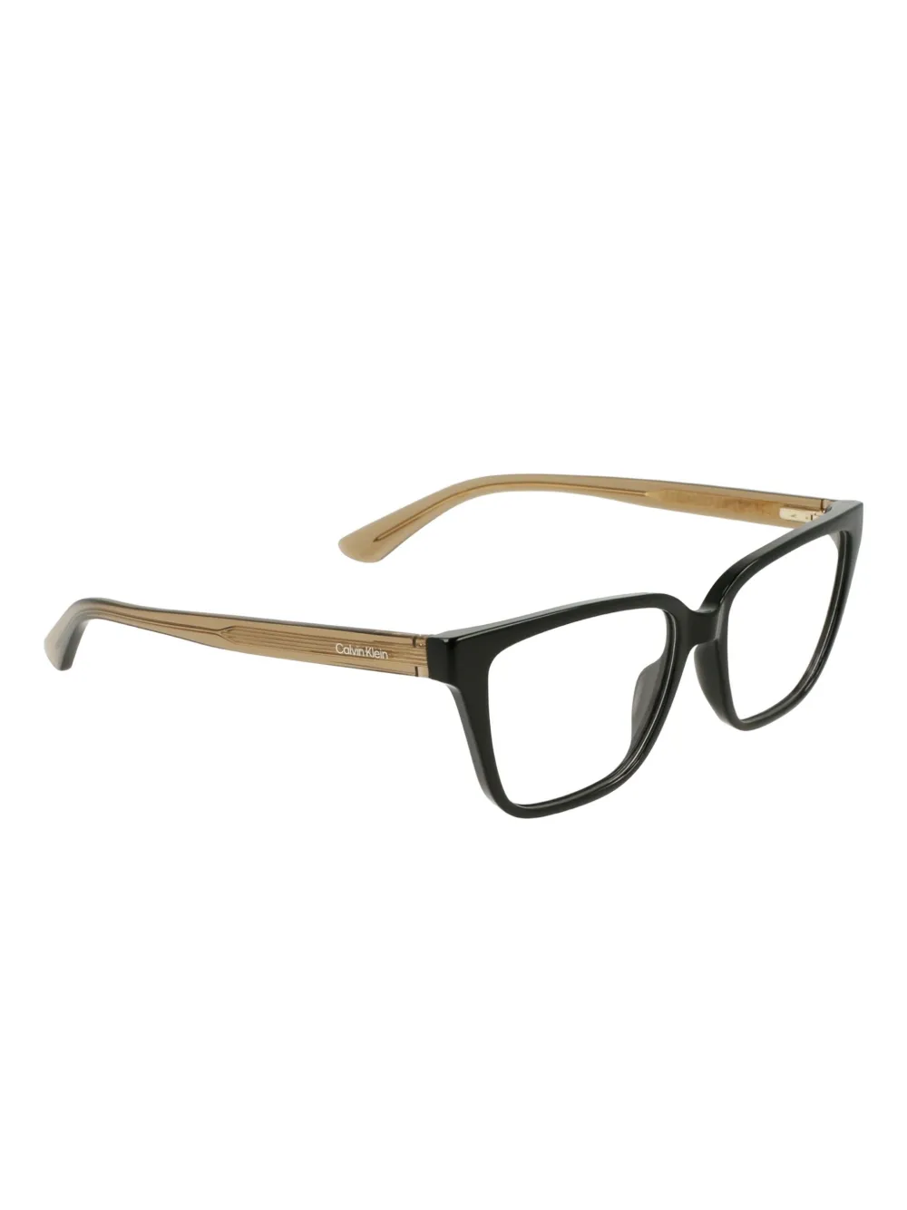 Calvin Klein Bril met vierkant montuur Zwart