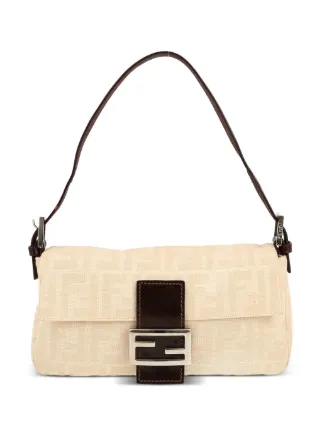 Fendi Pre-Owned バゲット ショルダーバッグ | ニュートラル | FARFETCH JP