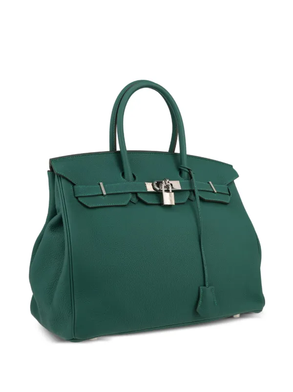 Hermès Pre-Owned 2016 Birkin 35 Handbag Green FARFETCH PH
