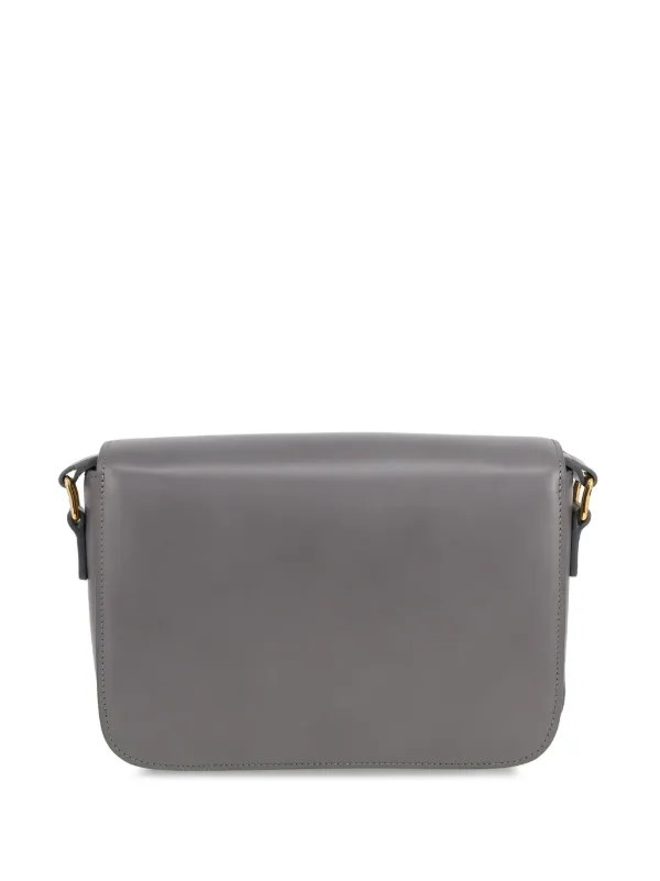 Celine Pre Owned Triomphe Shoulder Bag Grey FARFETCH CA