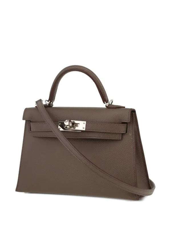 Grey hermes kelly on sale