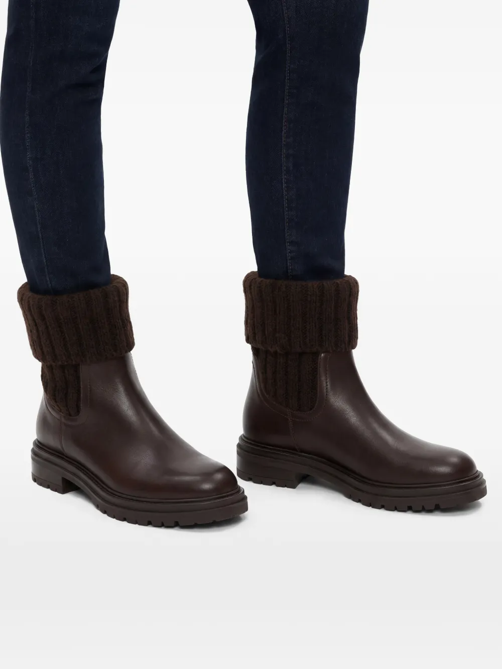 Gianvito Rossi Tenney laarzen Bruin