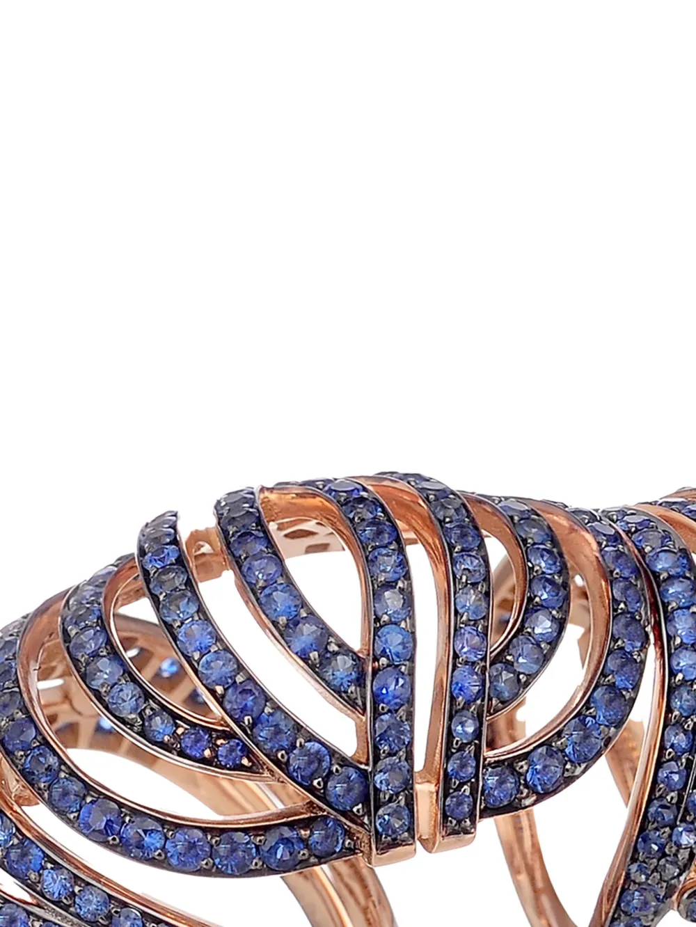 LILY GABRIELLA 18kt Infinitas Rotgoldring mit Saphir | Image 2