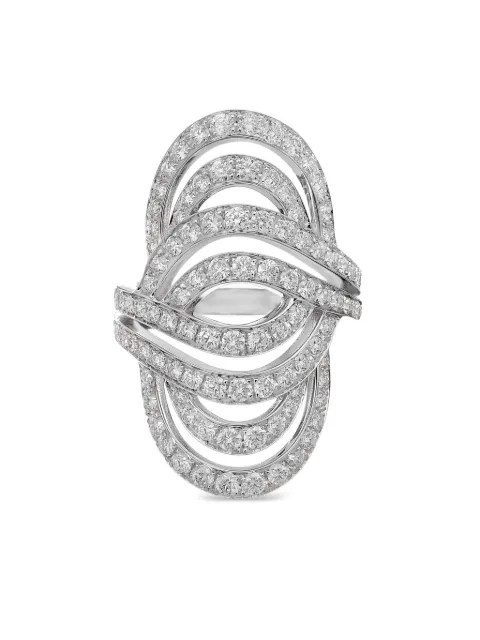 LILY GABRIELLA anillo Infinitas en oro blanco de 18kt con diamantes